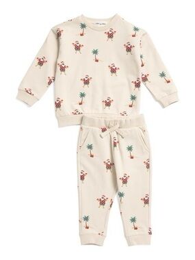 MILES THE LABEL
infant boys 2pc printed sweatshirt and pants set